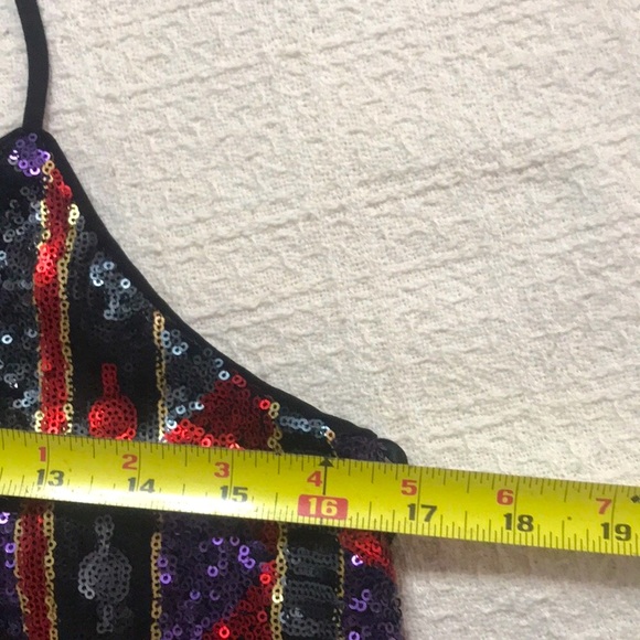 👑FOREVER 21 sequin summer boho top - Picture 6 of 7